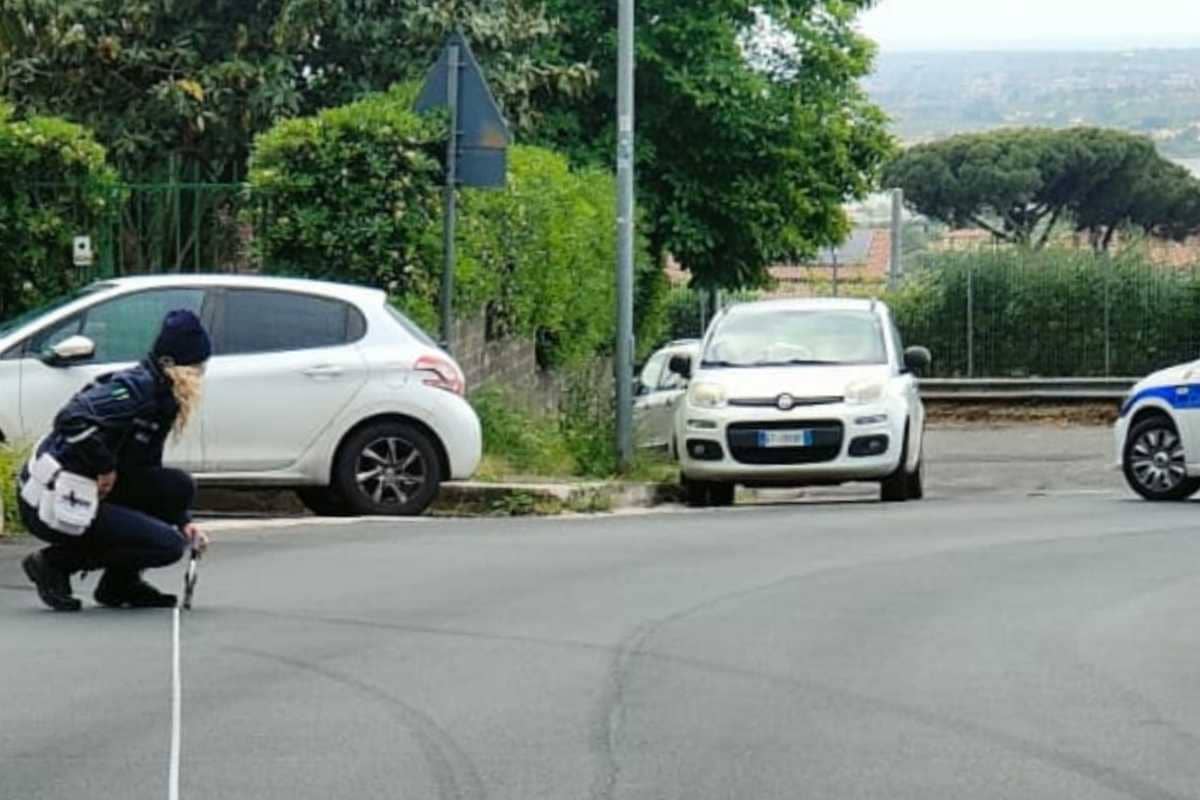 Rilevamenti dopo l'incidente a Lanuvio