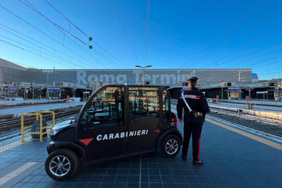 Carabinieri a Termini