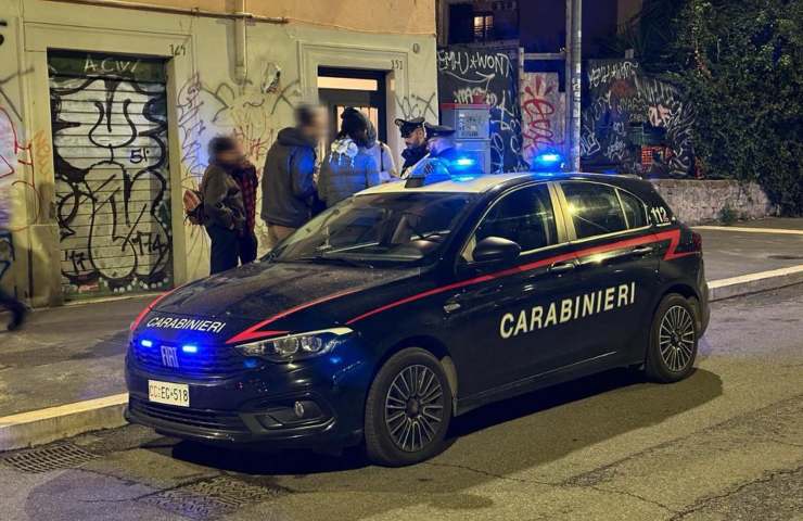 Controlli dei Carabinieri a Roma