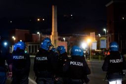 Polizia per il derby roma Lazio