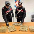 I carabinieri hanno fermato due uomini per detenzione ai fini di spaccio
