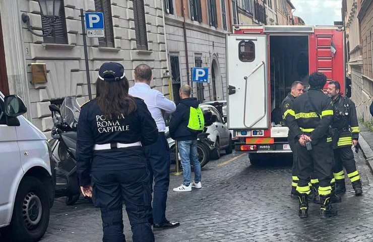 Evacuazione hotel Roma