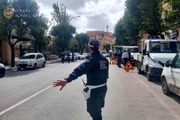 Fuga di gas a Roma intervento Polizia Locale