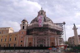 occupazione cantiere Metro C Foro Traiano