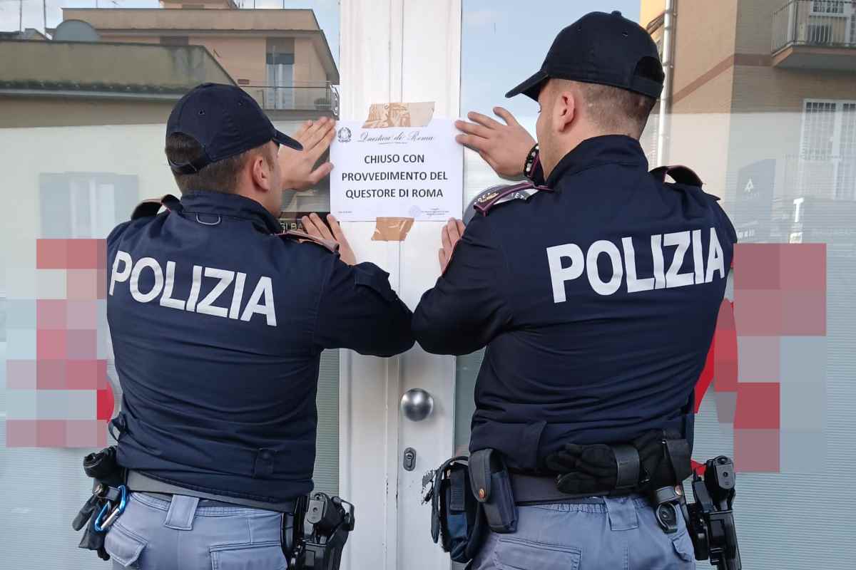 Polizia chiude locale dove si è verificata una rissa