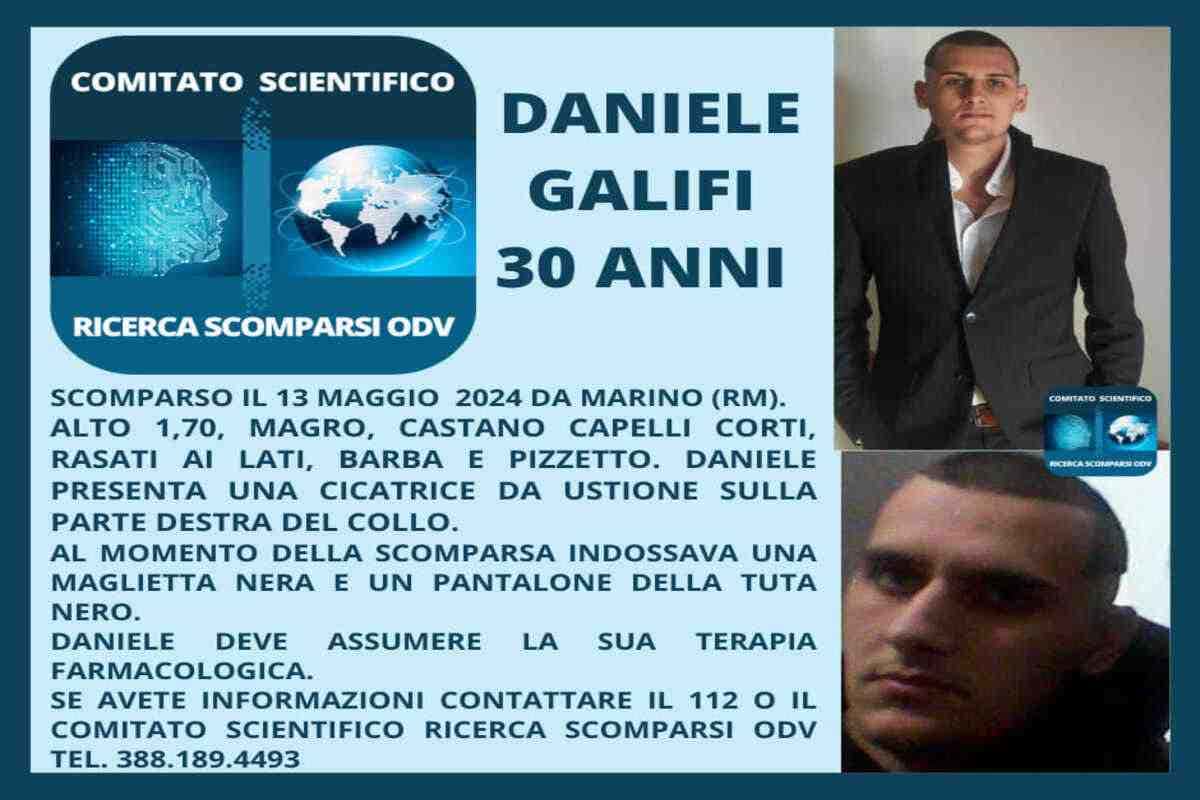 Velletri, avvistato al Pronto Soccorso Daniele Galifi: il ragazzo è scomparso da Marino il 13 maggio