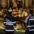 Polizia Locale di Roma Capitale alla Fontana di Trevi
