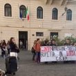 Protesta di Osa Roma sotto il liceo Ripetta