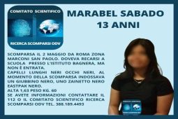 Locandina per la ricerca di Marabel Sabado