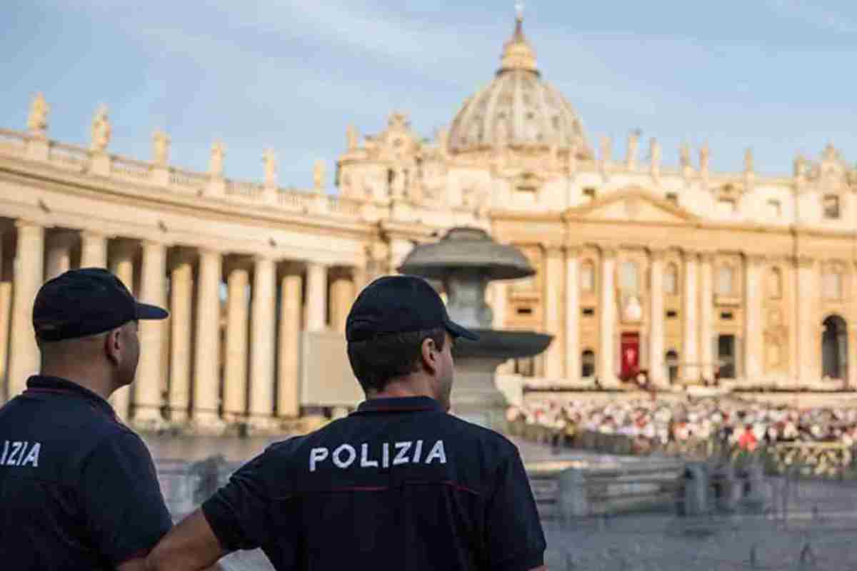 Polizia a San Pietro