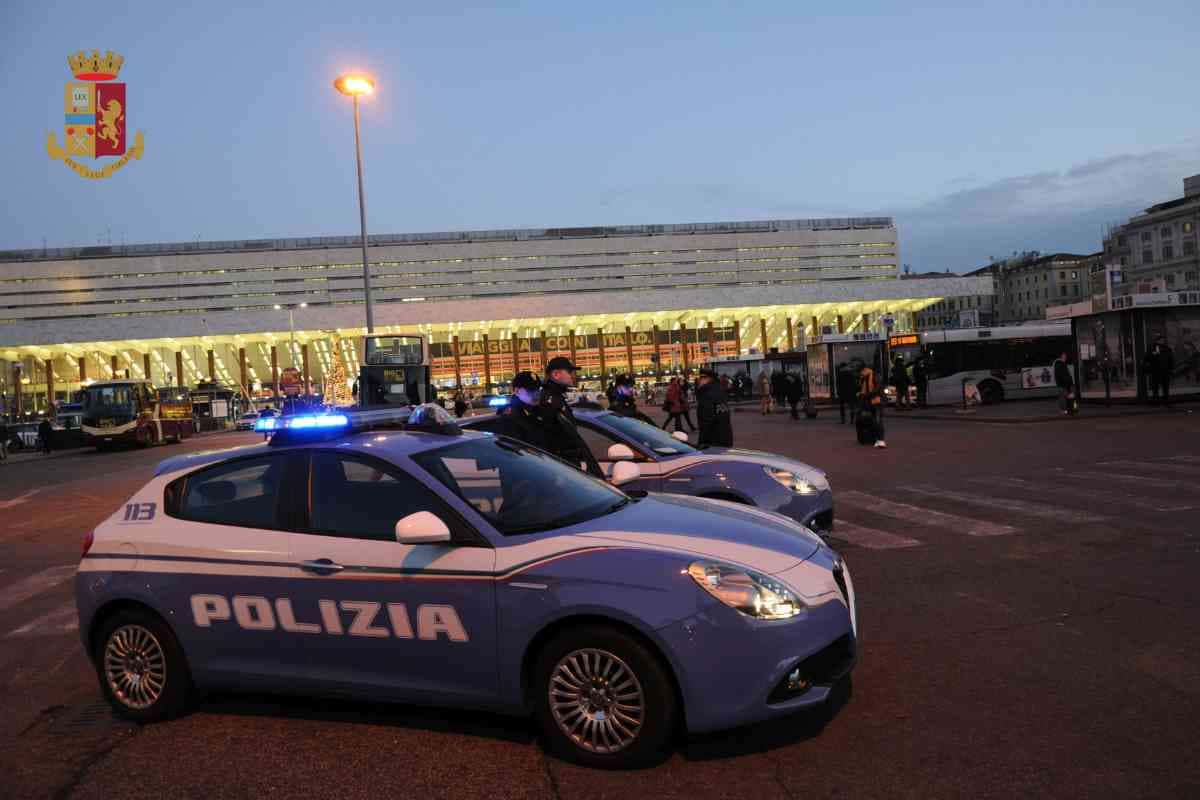 Polizia di Stato alla Stazione Termini