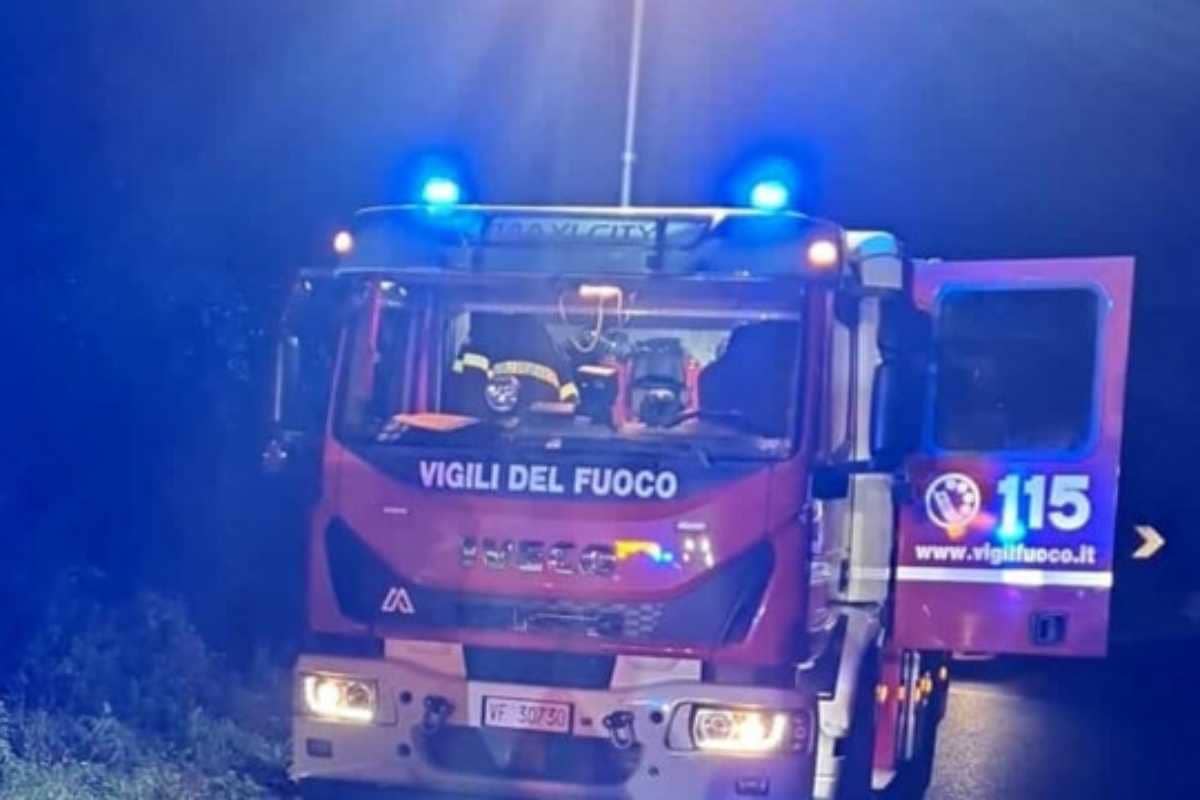 Incendio nella