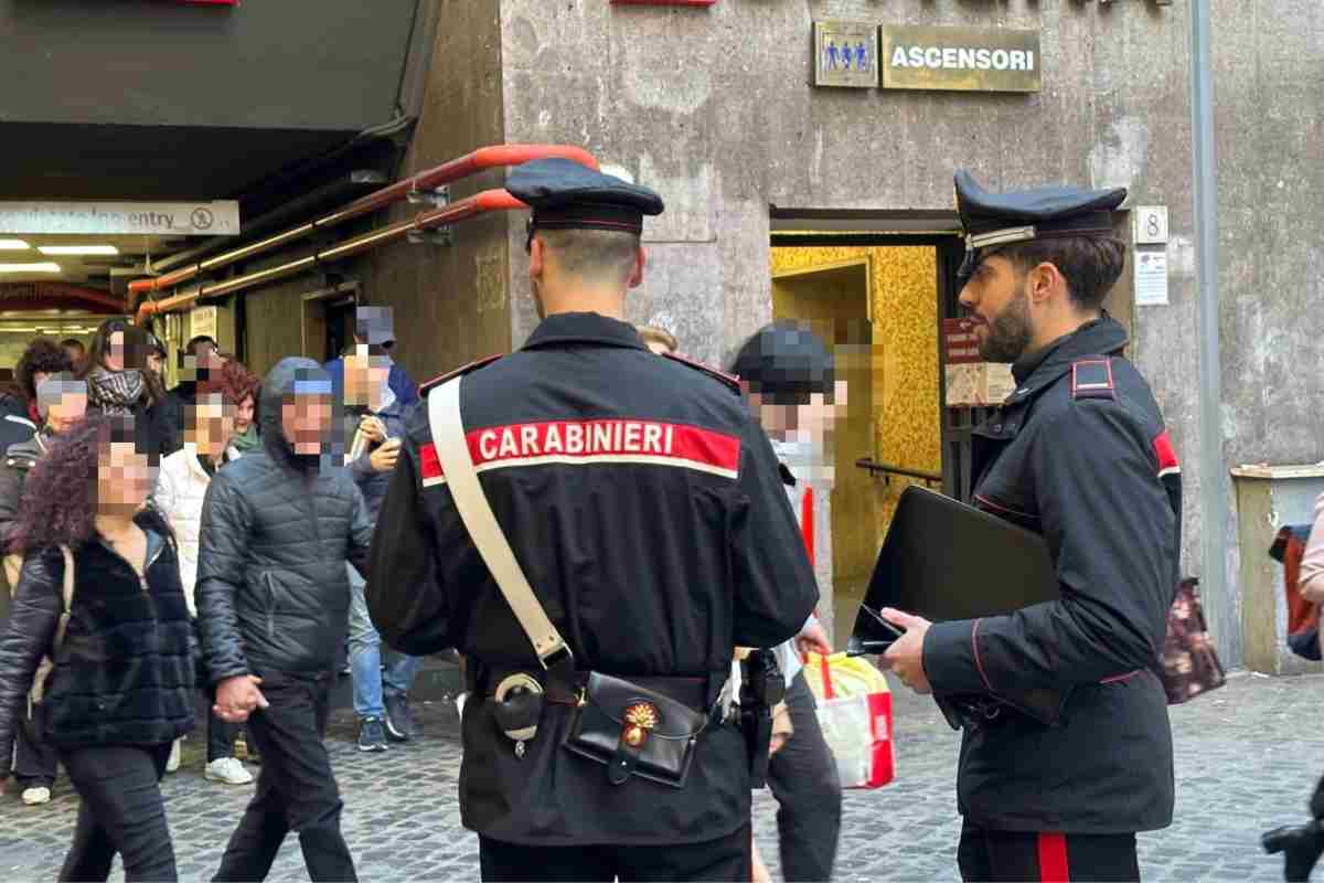 Carabinieri nel corso di controlli