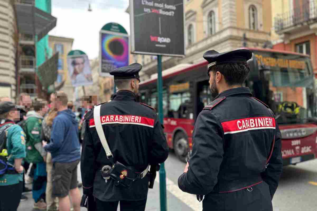 Carabinieri nel corso di controlli