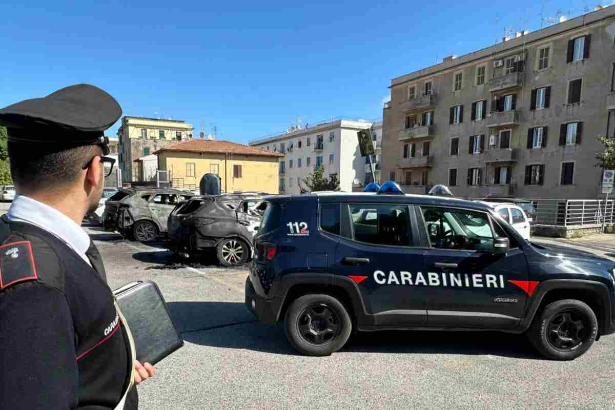 Incendio auto Tivoli