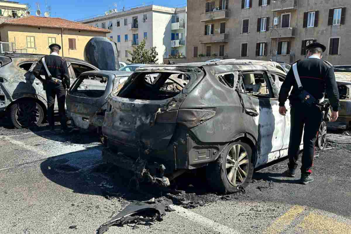 incendio auto Tivoli