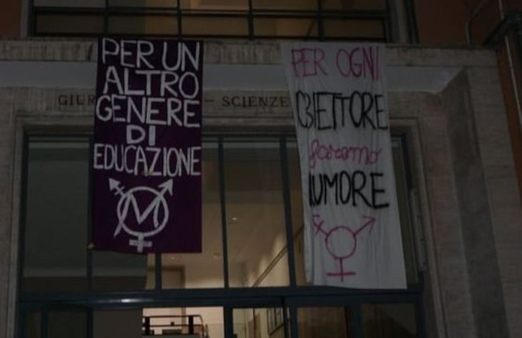 Proteste a roma studenti sapienza