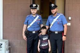 Marzio con i Carabinieri