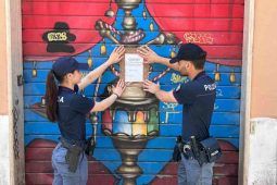 Trastevere locale chiuso dalla Polizia