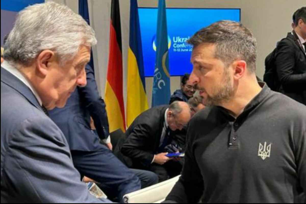 Antonio Tajani e Zelensky