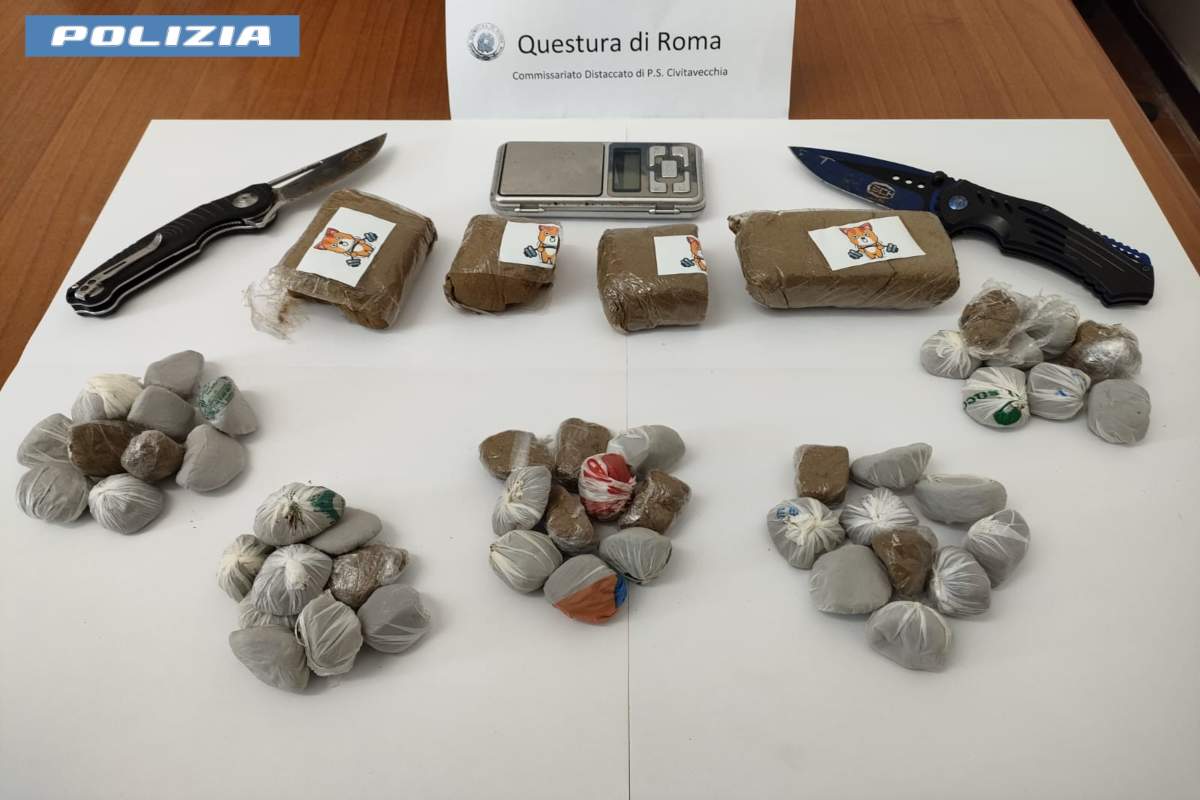 droga Civitavecchia