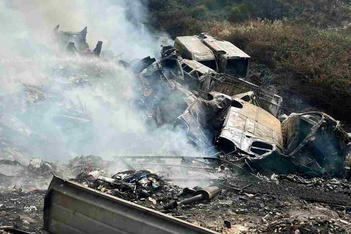 incendio salzare 21 giugno 2024