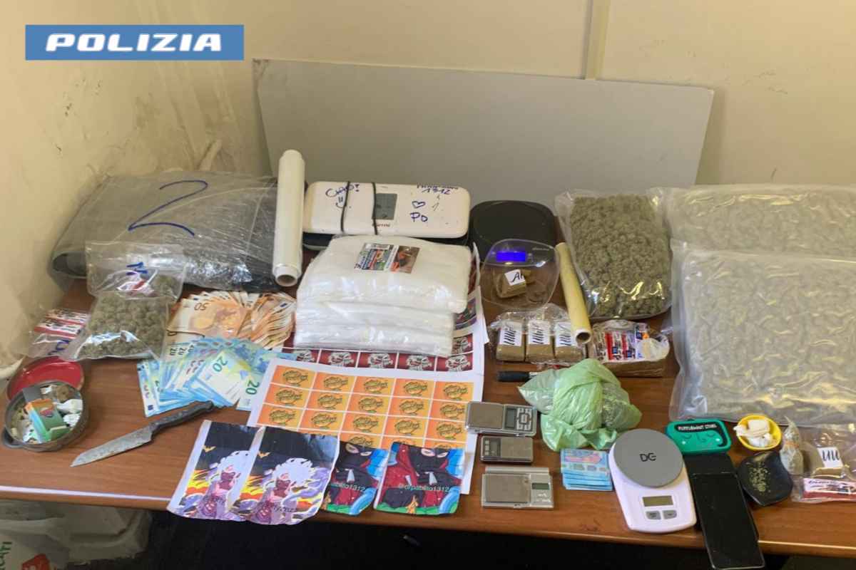 sequestro droga polizia